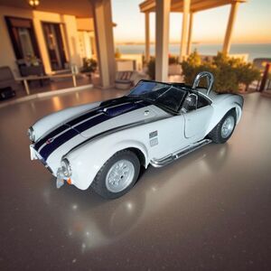 Kinsmart 1965 Shelby Cobra 427 Friction Die Cast Car 1:32 Scale